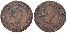 CORREGGIO Siro conte (1605-1616) Soldo o tessera – MIR 164; M.L. 64 CU (g 3,01) RR
BB