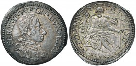 FIRENZE Ferdinando II (1621-1670) Testone 1636 – MIR 298 AG (g 9,38) R Bella patina di vecchia raccolta
SPL