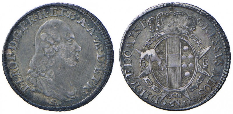 FIRENZE Pietro Leopoldo (1765-1790) Paolo 1789 – MIR 390/2 AG (g 2,62)
qBB