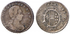 FIRENZE Ferdinando III (1791-1824) Mezzo Paolo 1792 – MIR 409 AG (g 1,25)
qBB