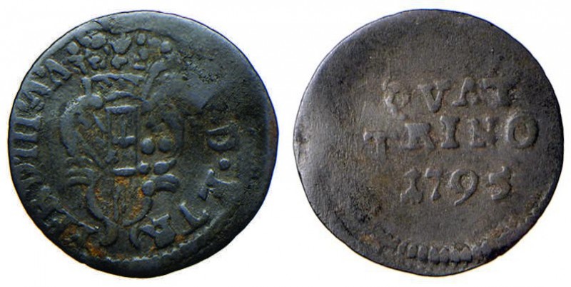 FIRENZE Ferdinando III (1791-1824) Quattrino 1795 – MIR 412/4 CU (g 0,56) R
qBB...