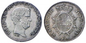 FIRENZE Leopoldo II (1824-1859) Mezzo Paolo 1857 – MIR 459/3 AG (g 1,36)
SPL+