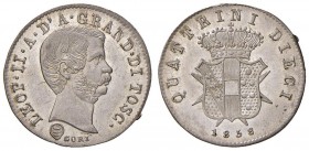 FIRENZE Leopoldo II (1824-1859) 10 Quattrini 1858 – MIR 461 MI (g 1,91) Conservazione eccezionale con l’argentatura compatta e brillante
FDC