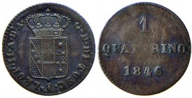 FIRENZE Leopoldo II (1824-1859) Quattrino 1846 – MIR 465/19 CU (g 0,87)
qBB