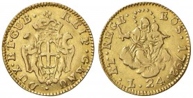 GENOVA Repubblica (1528-1797) 24 Lire 1792 – MIR 278 AU (g 6,20) Bordo ritoccato da montatura
BB