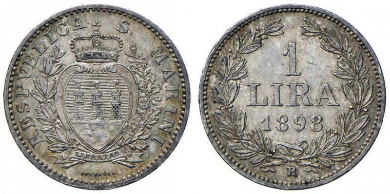 SAN MARINO Lira 1898 – AG (g 4,99)
qSPL