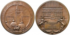 VENEZIA Medaglia 1912 per la ricostruzione del Campanile di San Marco – AE (g 134 – Ø 70 mm) In scatola originale
FDC