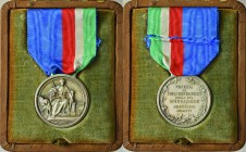 VENEZIA Medaglia 1916 Venezia ai figli benemeriti della sua liberazione – AG (g 16,24 – Ø 31 mm) Medaglia unica, con nastrino e in astuccio originale ...