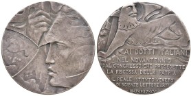 VENEZIA Medaglia 1937 per il 90° del Congresso degli scienziati – Opus: Scarpabolla – MA (g 17,34 – Ø 40 mm)
SPL