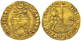 Callisto III (1455-1458) Ducato papale – Munt. 2 AU (g 3,51) R Minimi graffietti nei campi, colpo di lima al ciglio del R/
BB+