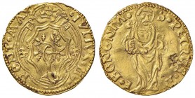 Giulio II (1503-1513) Bologna – Ducato senza armetta – Munt. 89 AU (g 3,46) Screpolatura passante e saldata, piccole limature al bordo
BB
