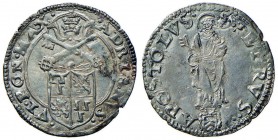 Adriano VI (1522-1523) Mezzo giulio – Munt. 11 AG (g 1,87) RR Ex Varesi, Collezione ANPB, lotto 760
SPL