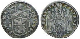 Paolo V (1605-1621) Testone – Munt. 82a AG (g 9,32) RRR
BB