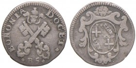 Clemente XII (1730-1740) Bologna – Carlino da 5 bolognini 1736 – Munt. 177 AG (g 1,42) Colpetti al bordo
BB