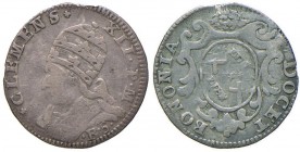Clemente XII (1730-1740) Bologna – Carlino da 5 bolognini 1736 – Munt. 173 AG (g 1,37)
BB