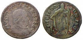 Pio VI (1774-1799) Bologna – Muraiola da 2 bolognini 1786 – Munt. 247b MI (g 1,73)
qBB