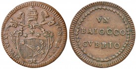 Pio VI (1774-1799) Gubbio – Baiocco A. XV – Munt. 358 CU (g 10,43)
qSPL