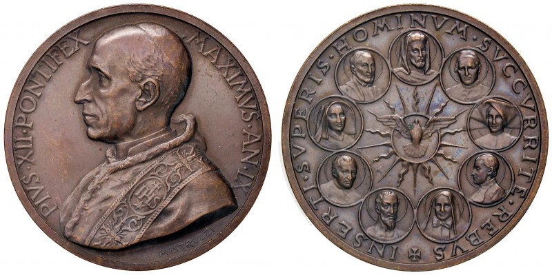 Pio XII (1939-1958) Medaglia A. IX – Opus: Mistruzzi – AE (g 29,65 – Ø 44 mm)
F...