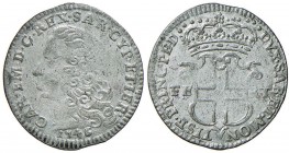 Carlo Emanuele III (1730-1773) 5 Soldi 1746 – Nomisma 45 MI (g 3,62) Modesta debolezza di conio centrale ma bell’esemplare, forse il 6 ribattuto su 5...