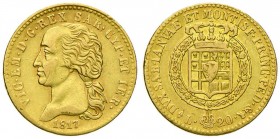 Vittorio Emanuele I (1814-1821) 20 Lire 1817 – Nomisma 509 AU R
BB