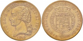 Vittorio Emanuele I (1814-1821) 20 Lire 1818 – Nomisma 510 AU R Sigillato BB/SPL da Emilio Tevere
BB/SPL