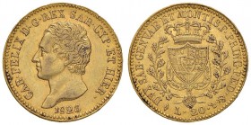 Carlo Felice (1821-1831) 20 Lire 1823 T – Nomisma 541 AU
SPL