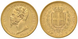 Vittorio Emanuele II (1849-1861) 20 Lire 1860 T – Nomisma 762 AU
BB+