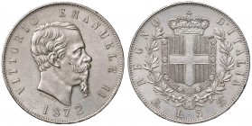 Vittorio Emanuele II (1861-1878) 5 Lire 1872 M – Nomisma 891 AG Minimi colpetti al bordo ma bellissimo esemplare
FDC