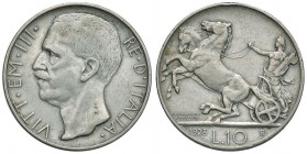 Vittorio Emanuele III (1900-1946) 10 lire 1928* – Nomisma 1112 AG
BB
