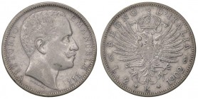 Vittorio Emanuele III (1900-1946) 2 Lire 1902 – Nomisma 1152 AG R Sigillata BB/SPL da Emilio Tevere (bustina rotta)
BB/SPL