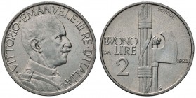 Vittorio Emanuele III (1900-1946) 2 Lire 1923 – Nomisma 1167 NI Minimo graffietto al D/
qFDC