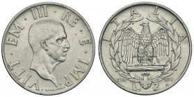 Vittorio Emanuele III (1900-1946) 2 Lire 1936 – Nomisma 1180 NI R Graffietti al R/
SPL