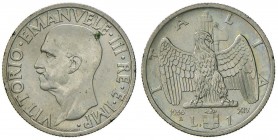 Vittorio Emanuele III (1900-1946) Lira 1936 – Nomisma 1219 NI R Segni al bordo
qFDC