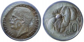 Vittorio Emanuele III (1900-1946) 10 Centesimi 1936 Ape – Nomisma 1328 CU Sigillato qFDC/FDC da Emilio Tevere
qFDC/FDC