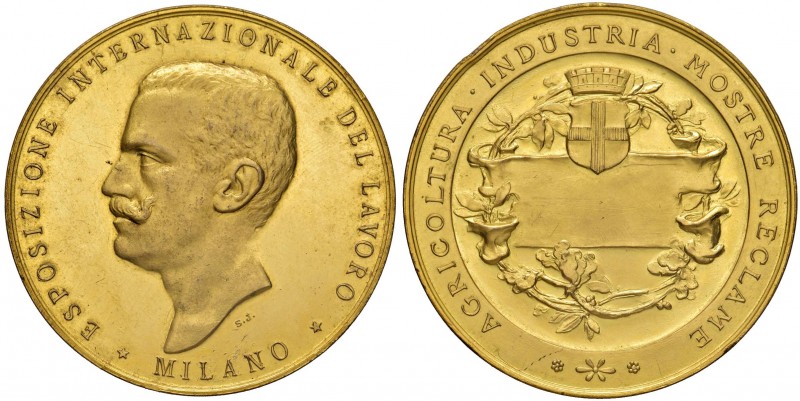 Vittorio Emanuele III (1900-1946) Medaglia per l’Esposizione Internazionale del ...