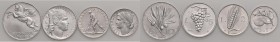 REPUBBLICA ITALIANA 10, 5, 2 e Lira 1946 – IT R Lotto di quattro monete
FDC
