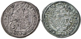 AUSTRIA Leopoldo I (1657-1705) 3 Kreuzer 1695 – MI (g 1,67) Macchie
qFDC
