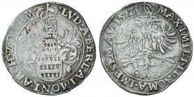 BELGIO Cambrai – Ludwig von Berlaimont (1570-1590) Mezzo Reichtaler 1572 – Del. 412 AG (g 14,56) RRR Nell’asta Kunker del 21 giugno 2011 un esemplare ...