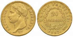 FRANCIA Napoleone (1804-1814) 20 Franchi 1813 Utrecht – Gad. 1025 AU (g 6,42) Lucidato
BB