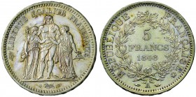 FRANCIA Seconda Repubblica (1848-1852) 5 Franchi 1848 A – Gad. 683 AG (g 25,09) Minimi colpetti al bordo e graffietti
qFDC