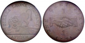 SIERRA LEONE Cent 1791 – KM 1 CU In slab PCGS MS65BN 558501.65/83896555
FDC