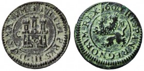 SPAGNA Felipe III (1598-1621) 2 Maravedis 1600 Segovia C – Cal. 800 AE (g 2,45)
qSPL