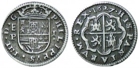 SPAGNA Felipe IV (1621-1665) Real 1627 Segovia P-I – AG (g 2,71)
BB