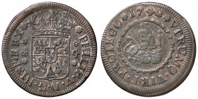 SPAGNA Felipe V (1700-1746) 4 Maravedis 1742 Segovia – Cal. 1993 AE (g 5,96)
qSPL