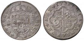 SPAGNA Felipe V (1700-1746) 2 Reales 1718 Segovia J – Cal. 1392 AG (g 6,37)
qSPL