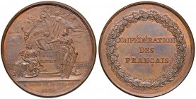 FRANCIA Medaglia 1790 Confederazione dei francesi – AE (g 31,70 – Ø 40 mm) Conservazione eccezionale in rame rosso
FDC