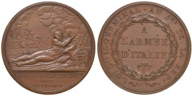 MEDAGLIE NAPOLEONICHE Medaglia 1797 PASSAGE DU TAGLIAMENTO PRISE DE TRIESTE – Opus: Lavy - AE (g 42 – Ø 43)
FDC