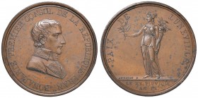 MEDAGLIE NAPOLEONICHE Medaglia 1801 PAIX DE LUNEVILLE – Opus: Andrieu – AE (g 35,39 – Ø 41 mm) Graffi al D/ e al R/, colpetti al bordo
FDC