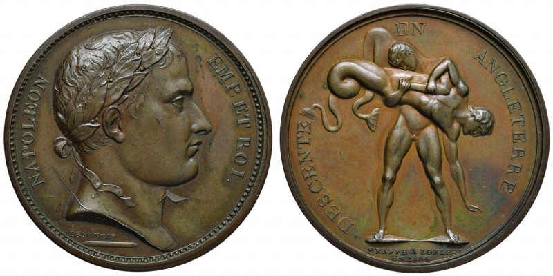 MEDAGLIE NAPOLEONICHE Napoleone Imperatore (1804-1814) Medaglia 1804 DESCENTE EN...