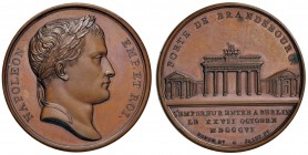 MEDAGLIE NAPOLEONICHE Medaglia 1806 PORTE DE BRANDEBOURG – Opus: Andrieu, Jaley, Denon – AE (g 36,99 – Ø 40 mm)
FDC